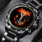 AC/DC Black Stainless Steel Watch - TANTN 12282