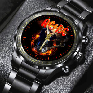 AC/DC Black Stainless Steel Watch - TANTN 12282