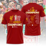 Liverpool FC 2024/25 Premier League Champions 3D Apparel – TANTN 12438