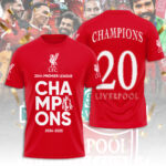 Liverpool FC 2024/25 Premier League Champions 3D Apparel - TANTN 12503