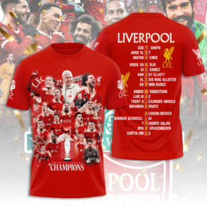Liverpool FC 2024/25 Premier League Champions 3D Apparel - TANTN 12644