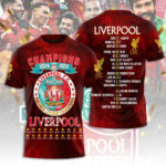 Liverpool FC 2024/25 Premier League Champions 3D Apparel - TANTN 12684