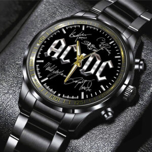 AC/DC Black Stainless Steel Watch - TANTN 13226