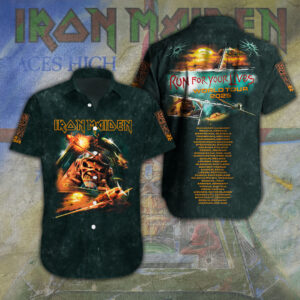 Iron Maiden Short Sleeve Button-Down Shirt – TANTN 13301.1