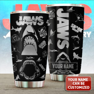 Personalized Jaws Tumbler Cup - TANTN 13342