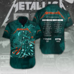Metallica Short Sleeve Button-Down Shirt – TANTN 13410.1
