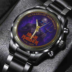 Iron Maiden Black Stainless Steel Watch - TANTN 13509
