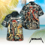 Metallica 3D Hawaiian Apparel - TANTN 13517