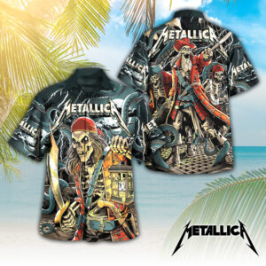Metallica 3D Hawaiian Apparel - TANTN 13517
