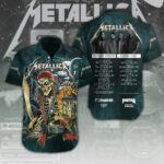Metallica Short Sleeve Button-Down Shirt – TANTN 13582.1