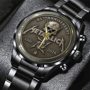 Metallica Black Stainless Steel Watch - TANTN 13815