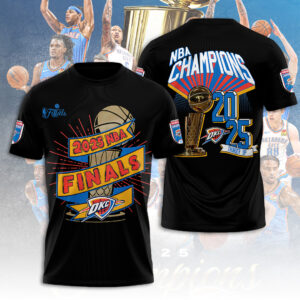 Oklahoma City Thunder 2025 NBA Champions 3D Apparel - TANTN 13941
