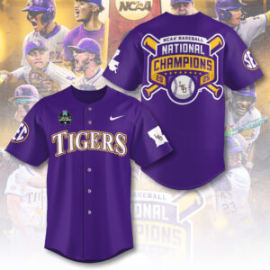 LSU Tigers Baseball Baseball Jersey - TANTN 14019