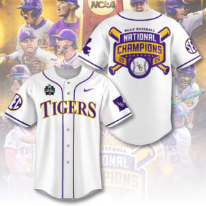 LSU Tigers Baseball Baseball Jersey - TANTN 14021