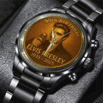 Elvis Presley Black Stainless Steel Watch - TANTN 14027