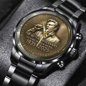 Elvis Presley Black Stainless Steel Watch - TANTN 14028