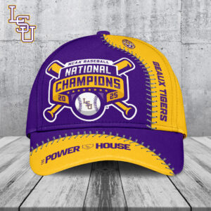 LSU Tigers Baseball 2025 National Champions Classic Cap - TANTN 14034
