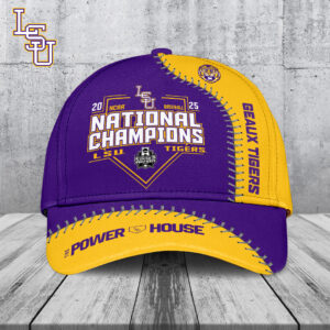 LSU Tigers Baseball 2025 National Champions Classic Cap - TANTN 14036