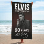 Elvis Presley Rectangle Beach Towel - TANTN 14059