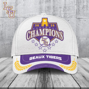 LSU Tigers Baseball 2025 National Champions Classic Cap - TANTN 14098