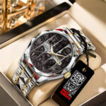 Iron Maiden Alloy Luxury Quartz Watch - TANTN 14105