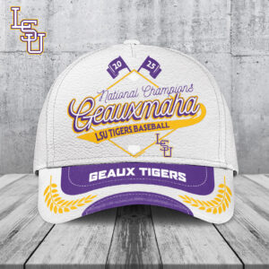 LSU Tigers Baseball 2025 National Champions Classic Cap - TANTN 14137