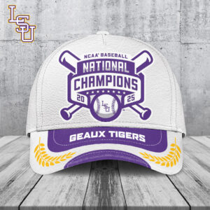 LSU Tigers Baseball 2025 National Champions Classic Cap - TANTN 14139