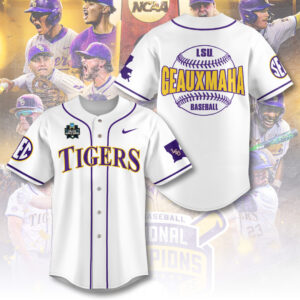 LSU Tigers Baseball Baseball Jersey - TANTN 14140