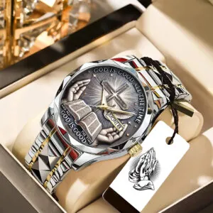 God is Good Alloy Luxury Quartz Watch - TANTN 14535