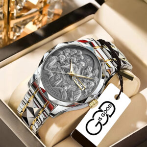 God Is Good Alloy Luxury Quartz Watch - TANTN 14581