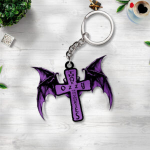 Ozzy Osbourne Custom Shape 2-sided Keychain - TANTN 14873