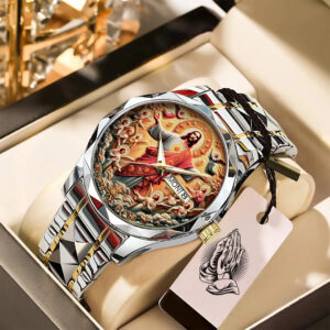 God Is Good Alloy Luxury Quartz Watch - TANTN 14886