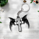 Ozzy Osbourne Custom Shape 2-sided Keychain – TANTN 14888