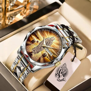 God Is Good Alloy Luxury Quartz Watch - TANTN 14901