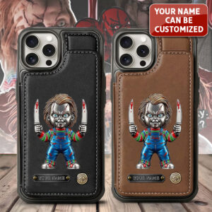 Personalized Chucky Leather Wallet Phone Case – TANTN15207