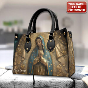 Personalized Mary, Our Mother Leather Handbag - TANTN15409