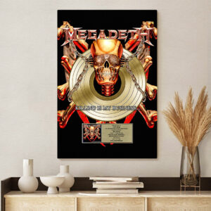 Megadeth Rectangle Canvas With Inner Frame - TANTN15422
