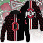 Ohio State Buckeyes Football 3D Windbreaker Jacket - TANTN15633