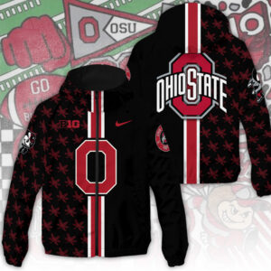 Ohio State Buckeyes Football 3D Windbreaker Jacket - TANTN15633