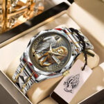 The Lion Of Judah Alloy Luxury Quartz Watch - TANTN 14882