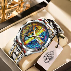 The Lion Of Judah Alloy Luxury Quartz Watch - TANTN 14883
