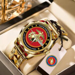 US Marine Corps Alloy Luxury Quartz Watch - MAITM 12188