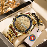 US Marine Corps Alloy Luxury Quartz Watch - MAITM 12146