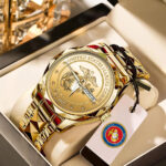 US Marine Corps Alloy Luxury Quartz Watch - MAITM 12191