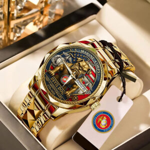 US Marine Corps Alloy Luxury Quartz Watch - MAITM 12474