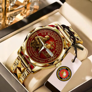 US Marine Corps Alloy Luxury Quartz Watch - MAITM 12531