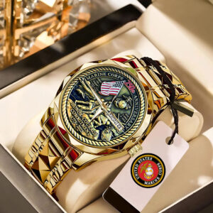 US Marine Corps Alloy Luxury Quartz Watch - MAITM12592