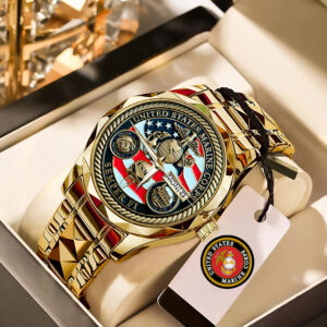 US Marine Corps Alloy Luxury Quartz Watch - MAITM12594
