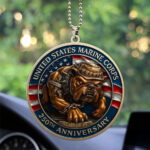 US Marine Corps Custom Shape 2-Side Printed Acrylic Car Ornament - MAITM12554