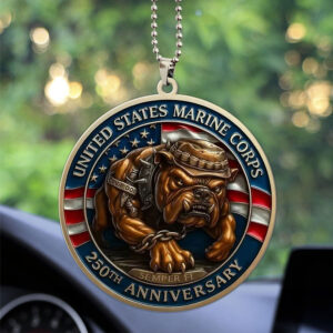 US Marine Corps Custom Shape 2-Side Printed Acrylic Car Ornament - MAITM12554